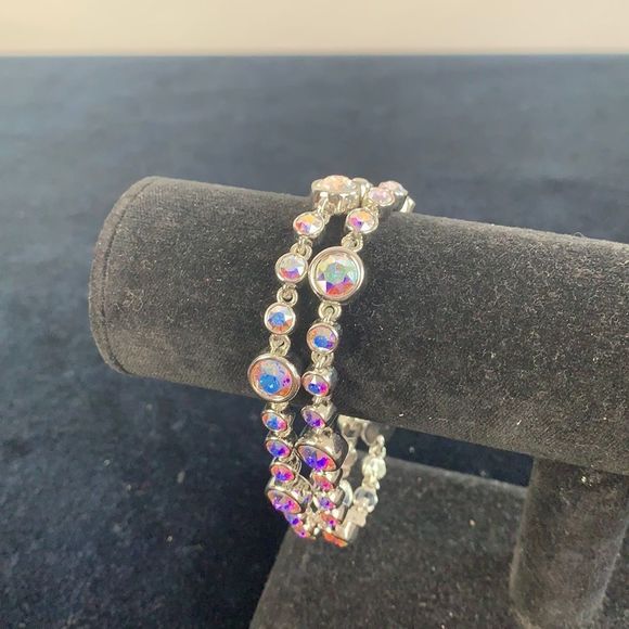 Double strand crystals necklace - Picture 1 of 4